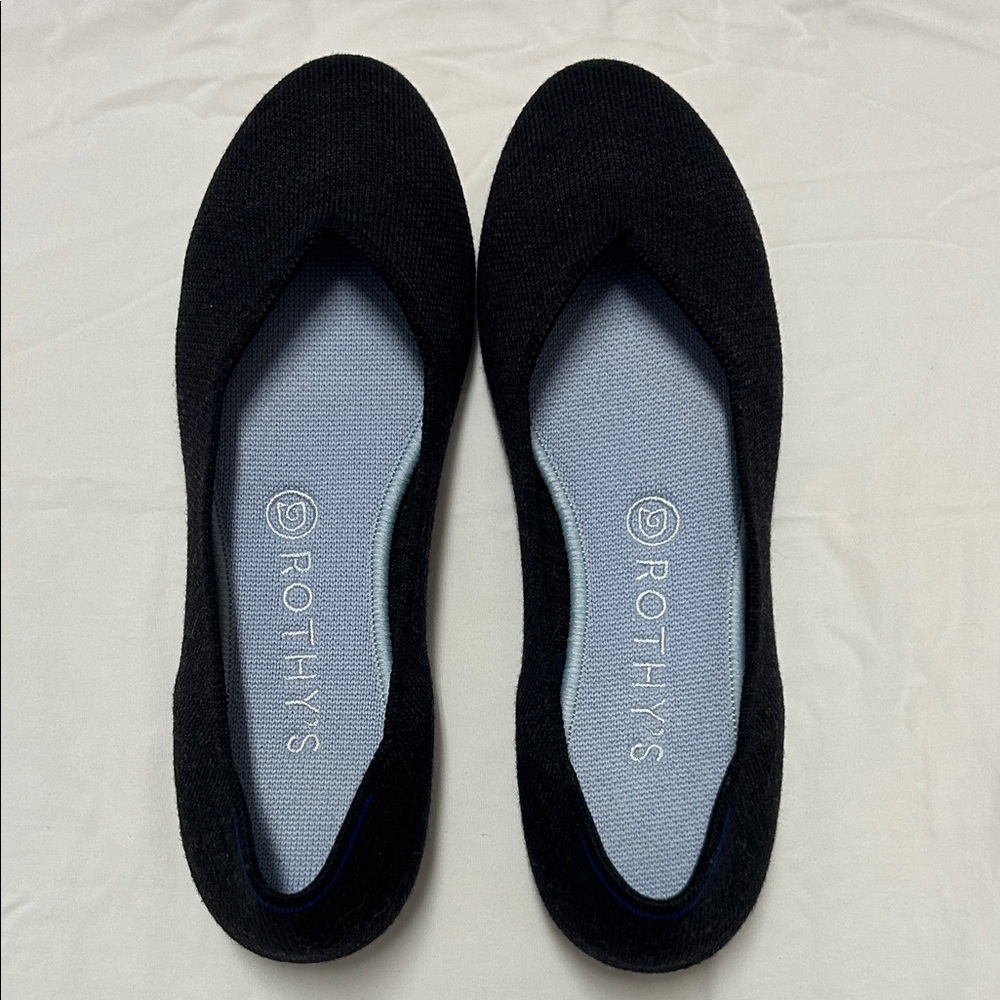 Rothy's Merino Black Flats